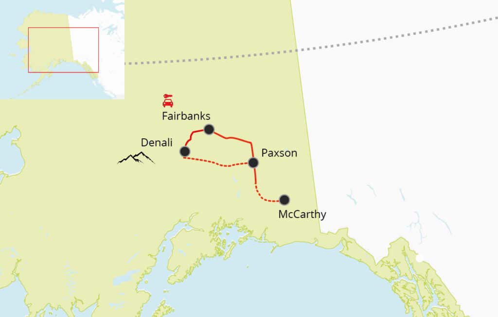 Map Fairbanks McCarthy