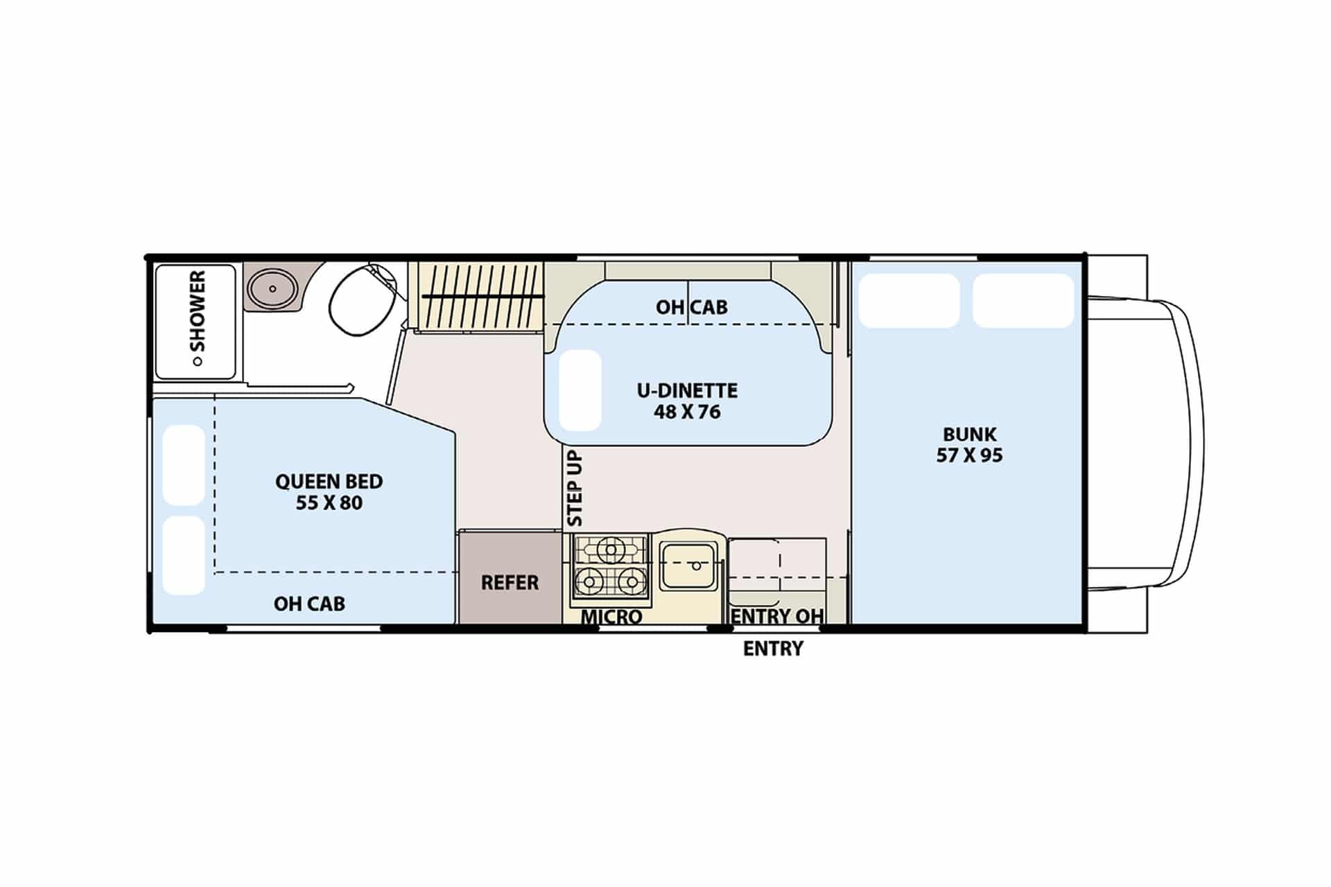 Motorhome 19/21ft - GoNorth Car & RV Rental