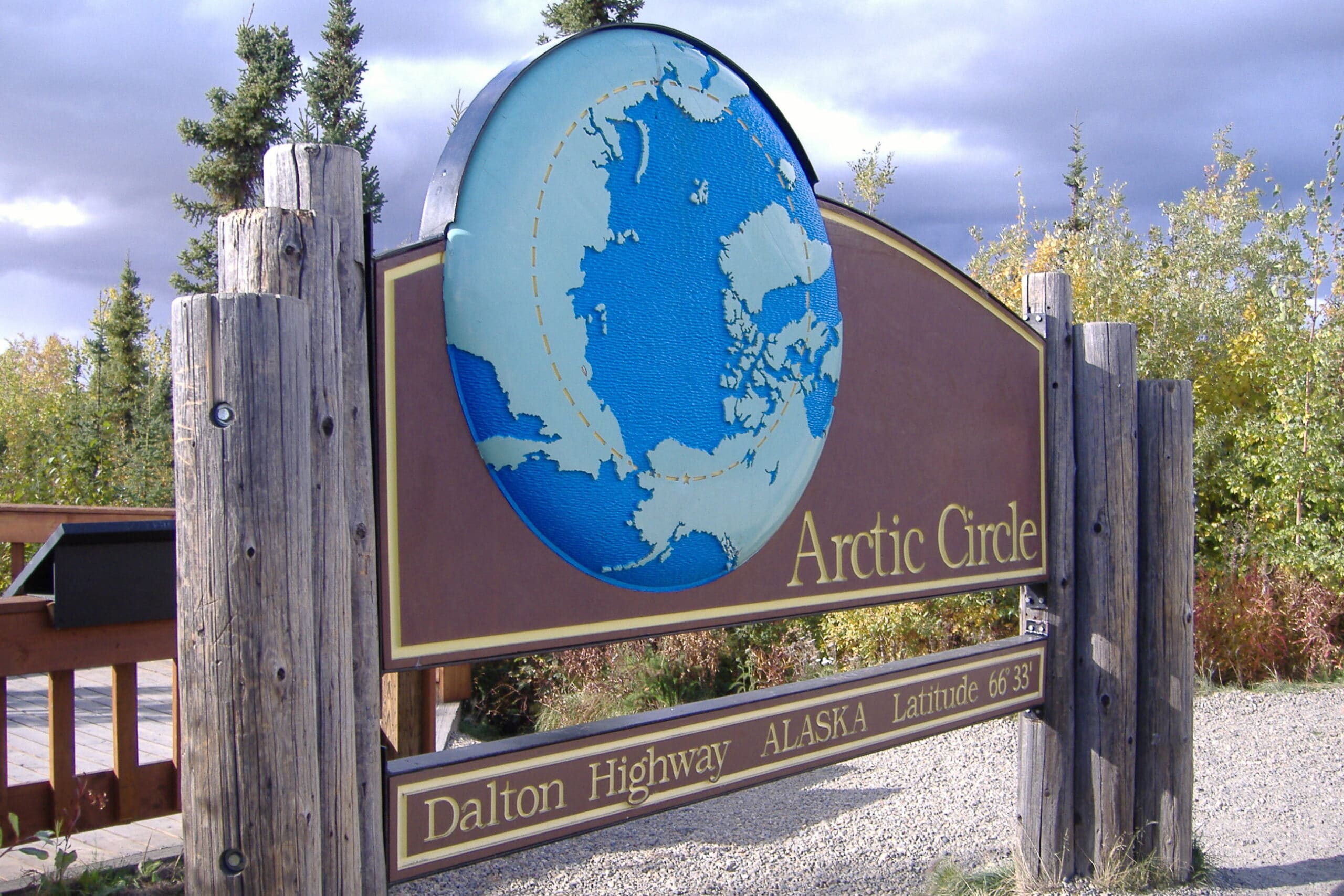 Arctic Circle along the Dalton Highway - Northern Alaska Tour Company