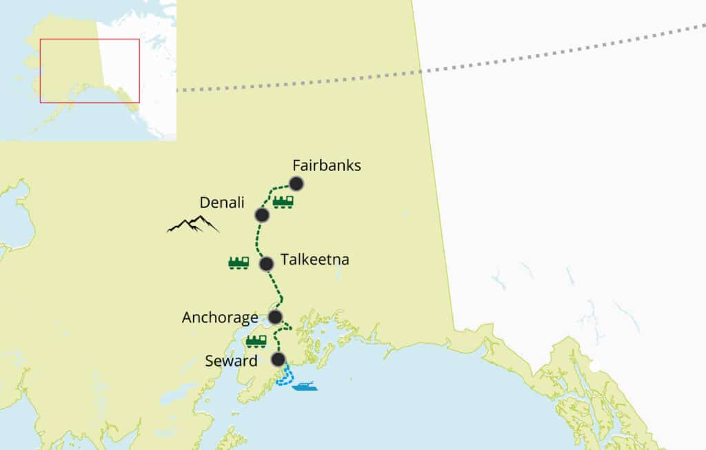 Seward to Fairbanks by Train GoNorth Alaska