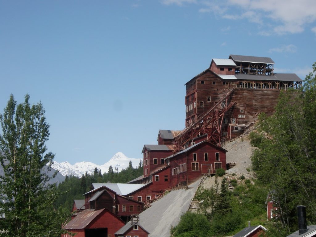 Kennicott Mine with mountain - FREE