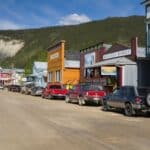 main street in Dawson City, Yukon