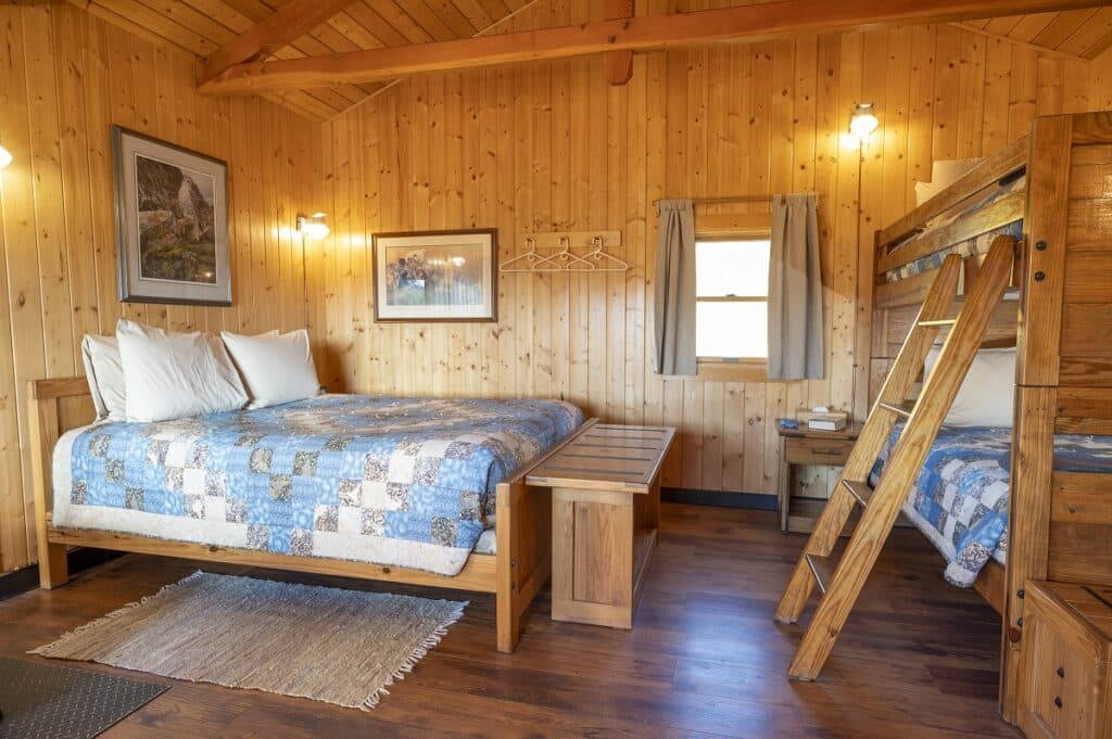 Camp Denali, inside Cabin