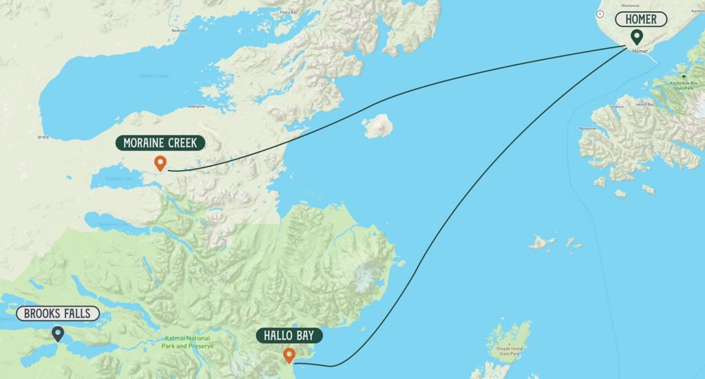emerald air service map