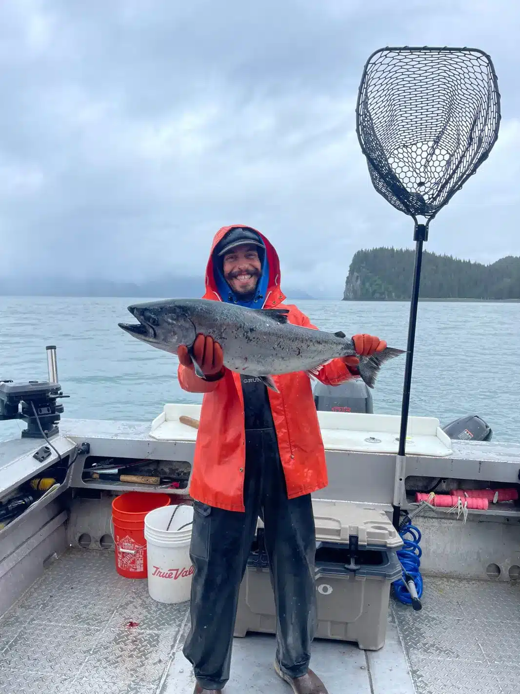 Miller's Landing Fishing trip salmon catch